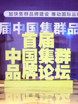 首屆中國集群品牌論壇